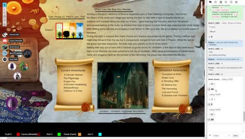 Den'Arym Adventures-Hopes Fall Campaign. Episode 16