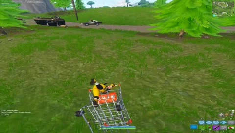 Pro Fortnite Player about to troll some kid on “Island Royale”