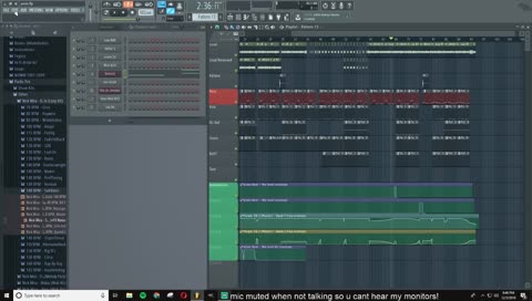 (FL Studio | Trap) Making music live! producer for Whomp Kartel
