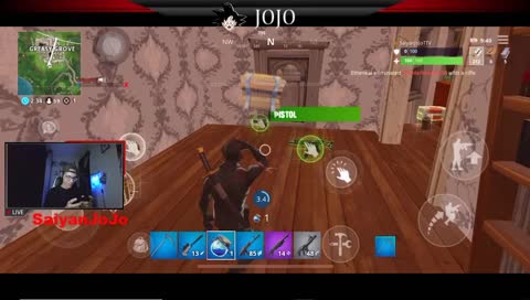 🔴 Fortnite Mobile Player CREATOR CODE (saiyanjojo) ! - !tuesday !giveaway !play