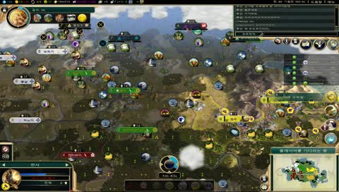 [문명5] 오리엔트 멀티 6인 판게아 고인물대전