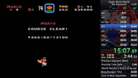 SMW No StarWorld Speedrun
