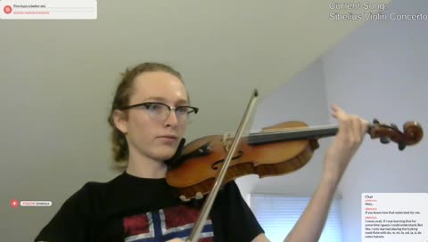 Finn tackles the demanding first movement of Sibelius' Violin Concerto. Will he be up to the challenge?