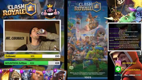 > 04.12.18 | 19:00 UHR | CR | LADDER PUSH | NEW SEASON | NEW UPDATE | NEW COMMANDS < !discord !insta !donate