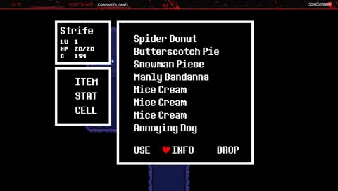 Strife resumed playing undertale.....you are filled with determination.