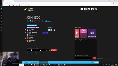 CURVEFEVER En attendant Skatefun et Whity