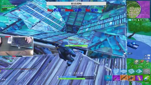 Wardedx against Beastly Fortnite player