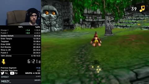 Banjo-Tooie 100% Attempts - [WR: My PB | Goal:4:17:xx] - !100% | !300