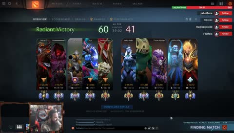 1 v 9 Techies - 5 Subs = Facecam