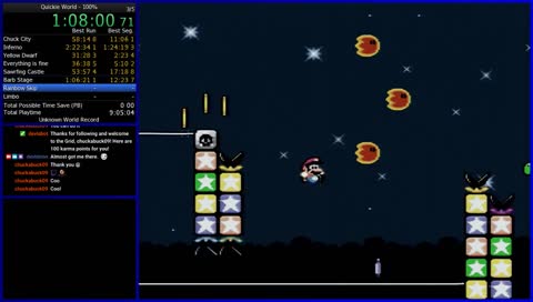 Quickie World runs, maybe beat the castle?