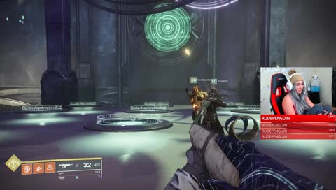 fake gamer girl plays D2