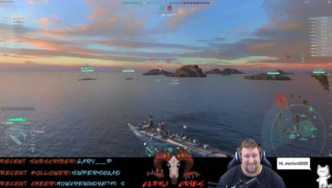 An evening with ships