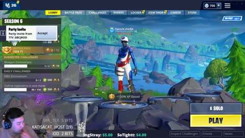 Pro Fortnite player just messin around