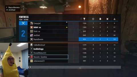 12 hours of Banana Bonanza Ball Bustin. 