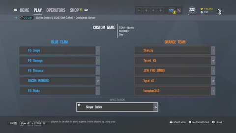 Collective PlayDay - F6 vs Exiled RB6 Scrim