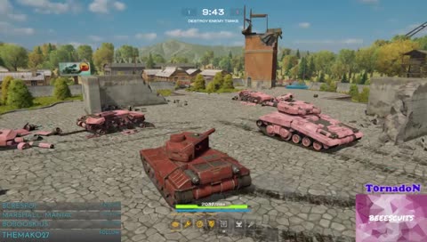 Tanki X skills with hot girl, Beeescuits