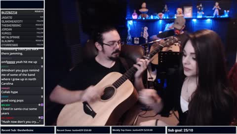 Late night music stream hiiiiii