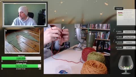 ManKnitting Chatting and Coffee
