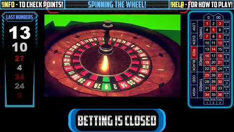Twitch Plays Roulette! Place your bets!