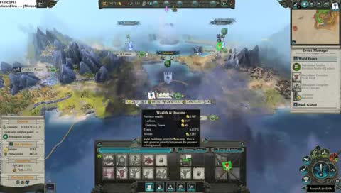 Legendary Difficulty | HighElf first 100 turns trying out new factions. & multiplayer battles | Total War : Warhammer 2 DLC (EN|QC|FR) [PC]