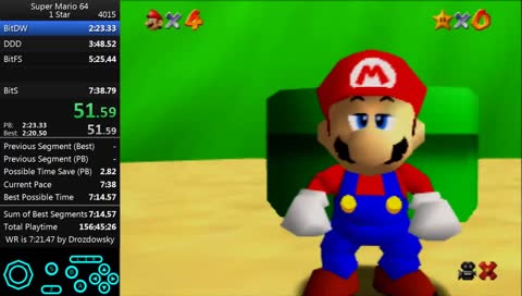 SM64 16 star WR attempt (i don't reply to chat during runs)
