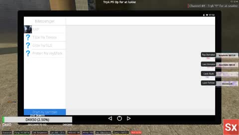 Heeej Tænker vi spiller noget Gmod? // Mangler kun 11 followers så vi et skridt tættere på Sub button!