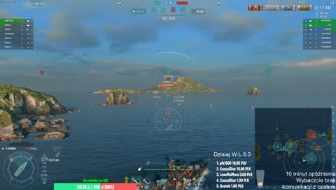 [PL/EN] World of Warships - Minotaur overmatch na CW