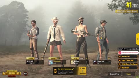 PUBG MOBILE SİZLERLE OYNUYORUZ !