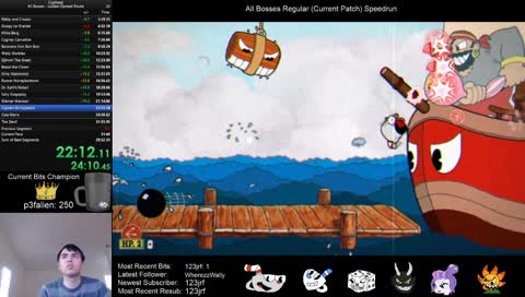 Speedrun - All Bosses Regular (Current Patch) runs.  Lobber/Spread route.