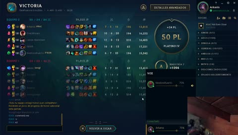 Mid Platino IV road to Diamante (de nuevo) :D