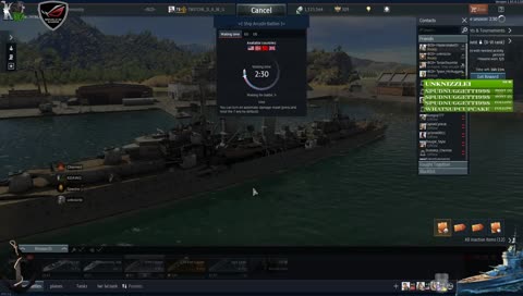 Naval Battles - Bad Company squadron fun!!