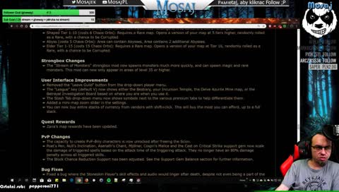 [PL/EN] Patch notes - Krótki stream - za długo w pracy