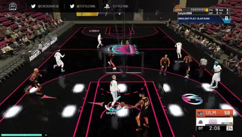 BGA Round 3: Ulmer Crew vs. Crossover Nation | NBA 2K19 ProAM (PS4/GER)