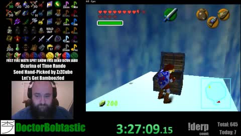 [Day 339/365] DoctorBobtastic's OfficeHours™: Doing a Hand-Picked ZOoTR Seed from ZzZCube