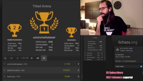 Tilted Arenas on lichess.org