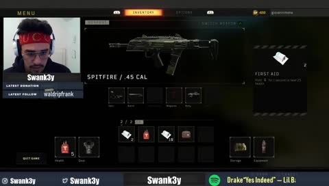 Swank3y predicts the future, freaks out on a challenger before winning the firefight.