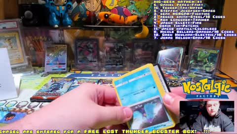 MID-WEEK MAYHEM AT THE NOSTALGIC FACTORY - POKEMON BOX BREAKS - nostalgicfactory.com (12/5/18)