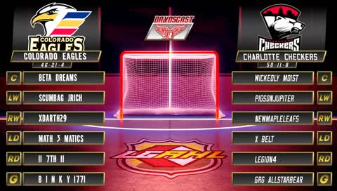 LGAHL - davoscast presents - Colorado Eagles vs Charlotte Checkers - 12/05/18