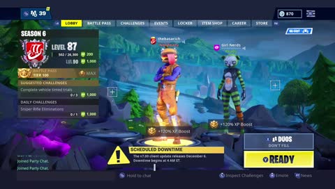 Finals suck (PLAYING WITH SUBS)