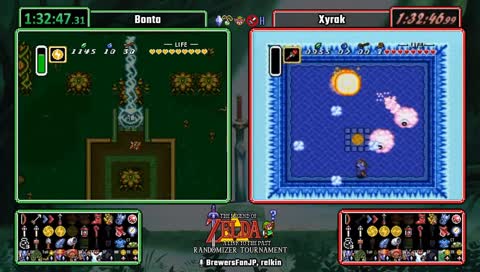 A Link To the Past Randomizer Fall 2018 Tournament. Bonta vs Xyrak. !alttpr for info, !mode for settings