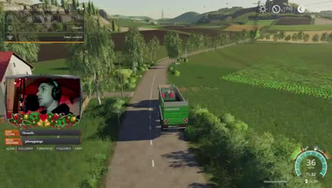 First day streaming FS19 long road
