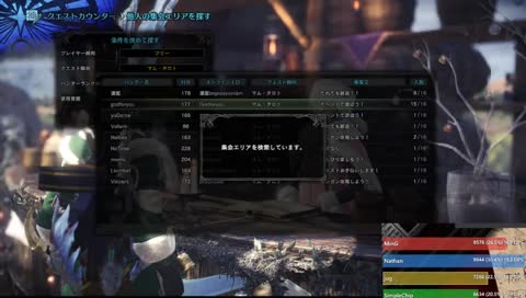 PC MHWソロか救難参加 









