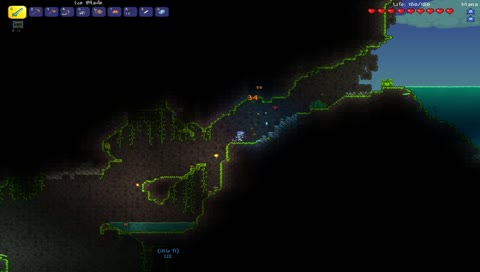 친구와 함께 테라리아 1일차