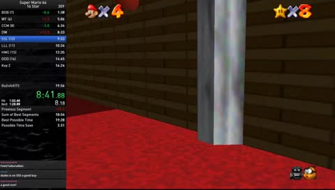 SM64 16-star for sub 19.56! Come hang out ^^