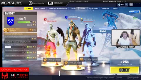 lets go Fortnite!!! (soon give away)
