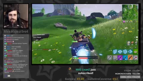 Jugando a Fortnite Temporada 7