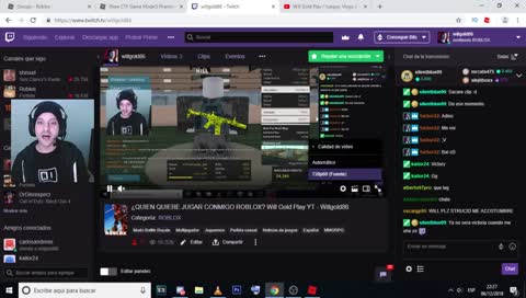 ¿QUIEN QUIERE JUGAR CONMIGO ROBLOX? Will Gold Play YT - Willgold86