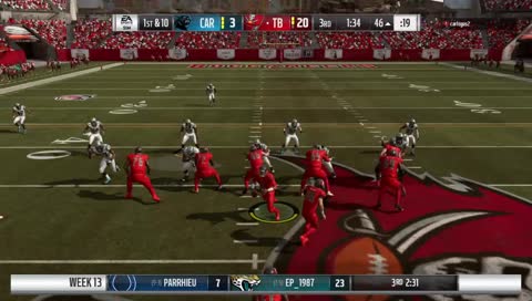 Week 12 Madden NFL Spain: Panthers vs Buccaneers 
