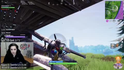 Emma flying for the first time after EPIC 1st game in Season 7 win!