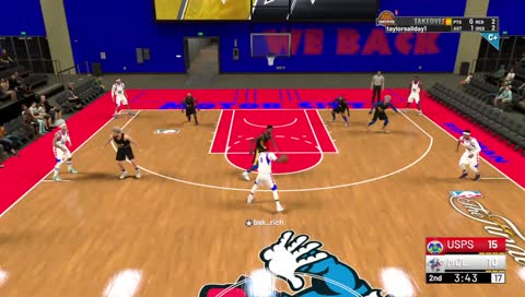 Team pro am with the best passer on 2k